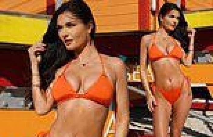 Monday 8 August 2022 08:28 AM Love Island's India Reynolds displays her figure in orange bikini made from ... trends now