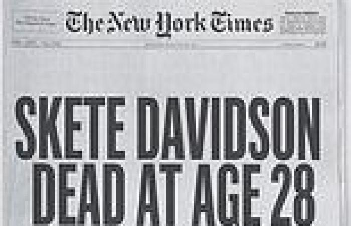 Monday 8 August 2022 02:01 PM Kanye West shares fake newspaper claiming Pete Davidson's death trends now