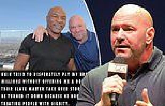 sport news Dana White reveals call from Mike Tyson made him cancel deal to promote series ... trends now