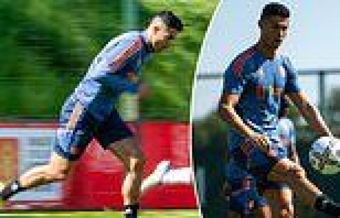 sport news Manchester United star Cristiano Ronaldo sprints in training to prepare for ... trends now