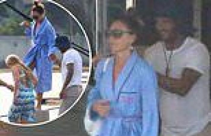 Friday 12 August 2022 05:01 PM Victoria Beckham dons a personalised monogram dressing gown on £5m superyacht ... trends now
