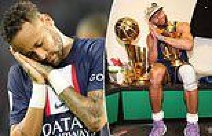 sport news Neymar emulates Steph Curry's 'night night' celebration after second goal in ... trends now
