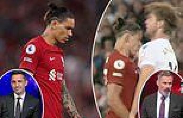 sport news Gary Neville and Jamie Carragher criticise Liverpool's Darwin Nunez after red ... trends now
