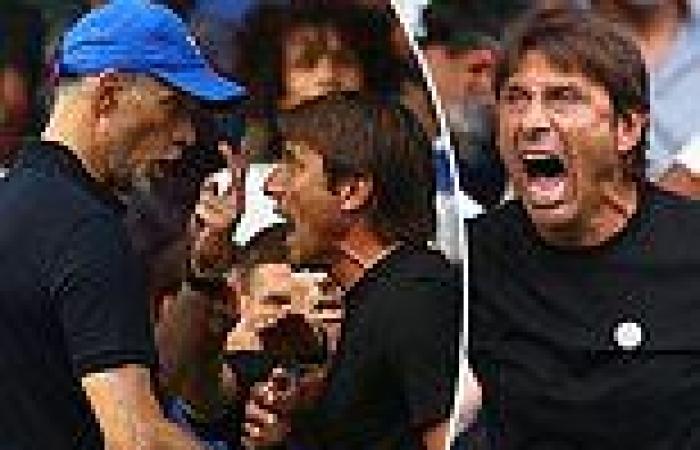 sport news Antonio Conte and Thomas Tuchel's bust-up was 'sparked by the Tottenham boss ... trends now