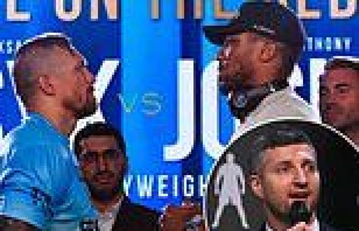 sport news Carl Froch claims Anthony Joshua is 'walking into a sea of sharks' against ... trends now
