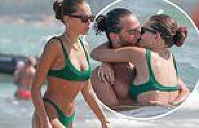 Tuesday 16 August 2022 07:52 PM Thylane Blondeau packs on the PDA on the beach with her beau Ben Attal in Saint ... trends now