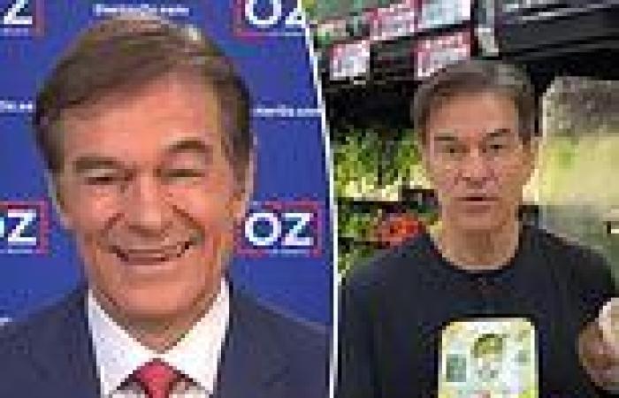 Wednesday 17 August 2022 10:52 PM Dr Oz insists he was joking when he complained Biden has made 'crudite' ... trends now
