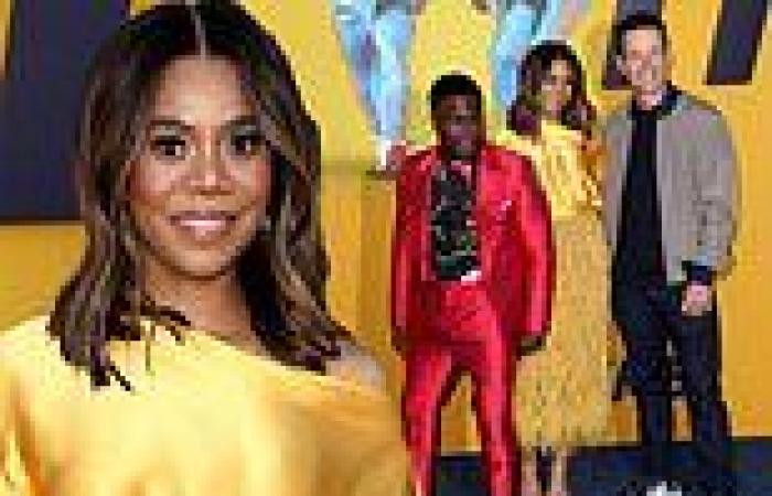 Wednesday 24 August 2022 07:25 AM Regina Hall dazzles in yellow dress at Me Time premiere with costars Kevin Hart ... trends now