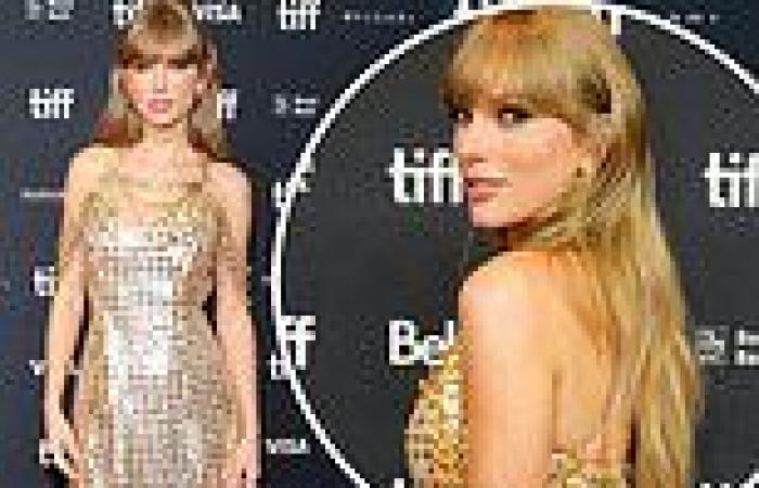 Saturday 10 September 2022 01:10 AM Taylor Swift looks glamorous in a gold-spangled dress at the Toronto ... trends now