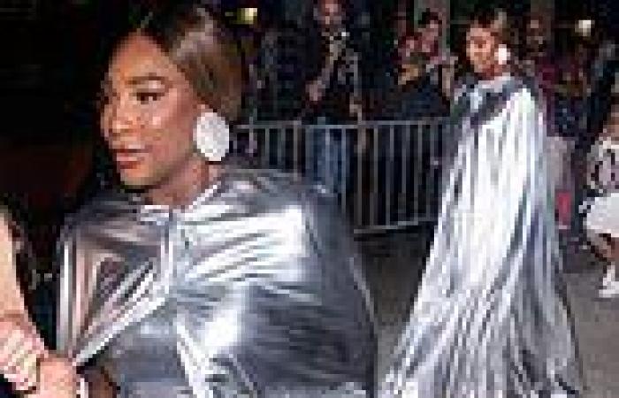 Tuesday 13 September 2022 09:43 AM Serena Williams turns heads in a metallic cape dress at Vogue World show at New ... trends now