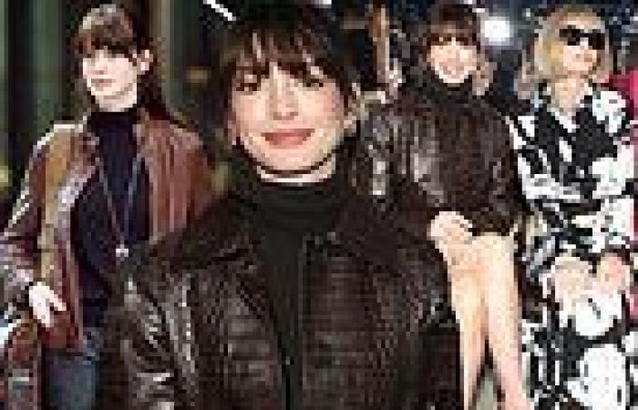 Wednesday 14 September 2022 07:29 PM Devil Wears Prada in real life! Anne Hathaway sits next to Anna Wintour at ... trends now