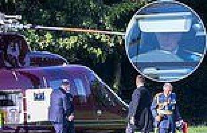 Wednesday 14 September 2022 08:05 PM Charles and Camilla land at her Wiltshire estate as the royals go their ... trends now