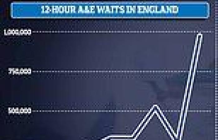 Thursday 15 September 2022 07:20 PM NHS crisis: More than 1m patients left waiting 12 plus hours in A+E over last ... trends now