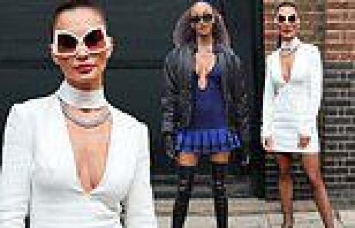 Sunday 18 September 2022 04:56 PM Amy Jackson wows in a plunging mini dress with Jourdan Dunn at David Koma show ... trends now