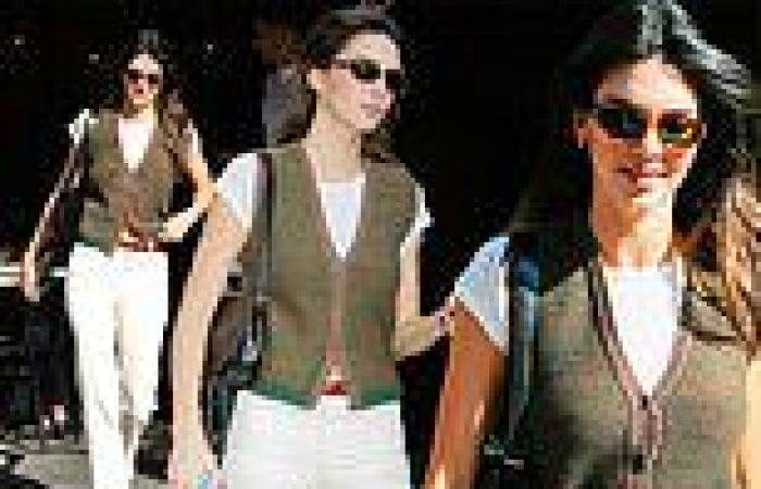 Wednesday 21 September 2022 10:56 PM Kendall Jenner gives glamour a day off as she models a knitted vest trends now