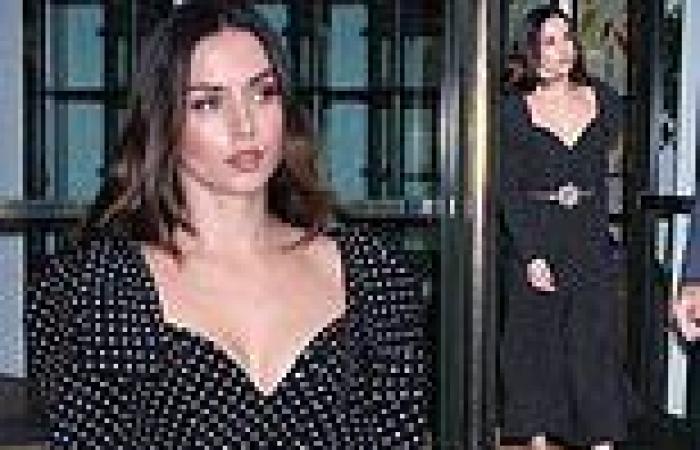 Wednesday 21 September 2022 02:32 AM Ana de Armas looks flirty in a black polkadot dress as she steps out in NYC trends now