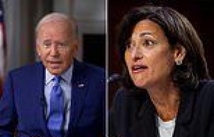 Friday 23 September 2022 03:44 AM CDC Director Rochelle Walensky REFUSES to agree with Biden's claim the COVID ... trends now