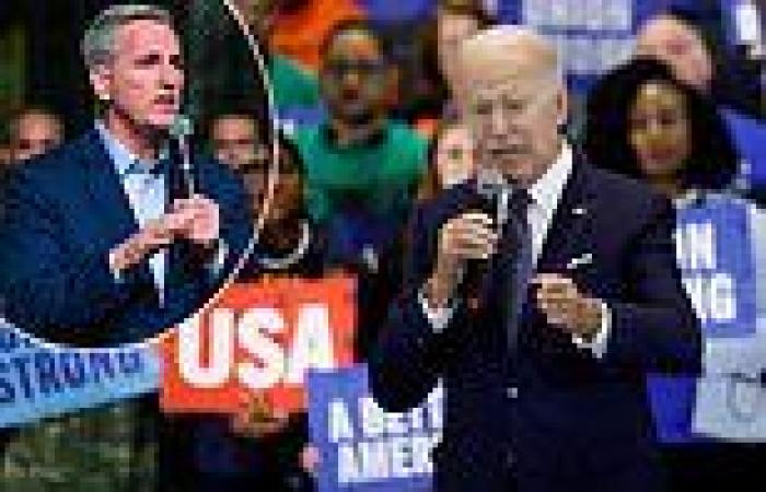 Friday 23 September 2022 07:29 PM Biden attacks GOP leader Kevin McCarthy's 'thin' Commitment to America trends now