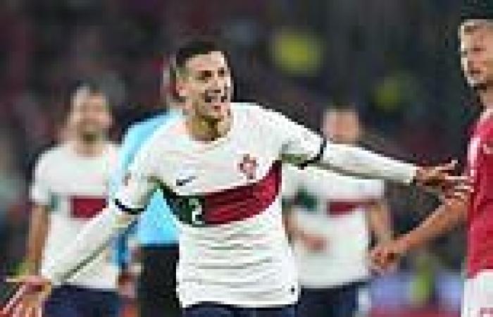 sport news Portugal 4-0 Czech Republic: Diego Dalot nets a brace as his side run riot in ... trends now