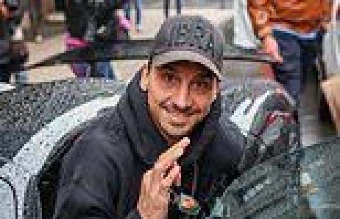 sport news Zlatan Ibrahimovic is all smiles as he pulls up to Milan Fashion Week in his ... trends now