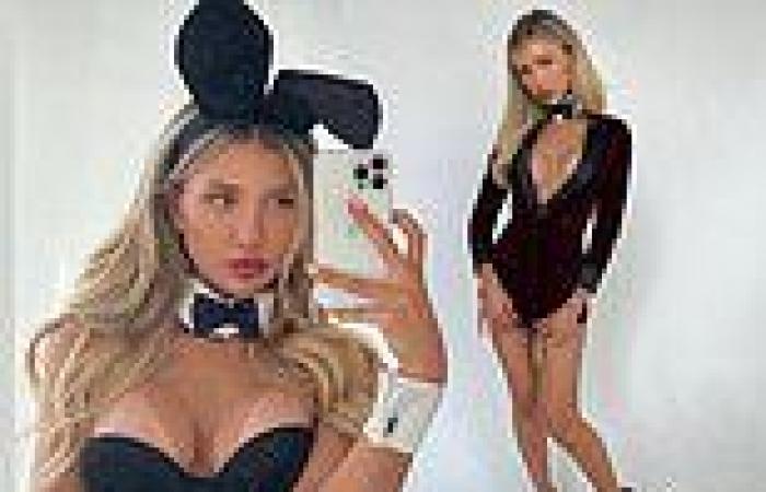 Tuesday 27 September 2022 09:44 AM Gabby Epstein suffers an epic tan line fail in Playboy bunny costume trends now