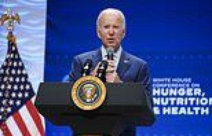 Wednesday 28 September 2022 04:38 PM Biden asks if dead Republican Rep. Walorski is in crowd during hunger speech  trends now