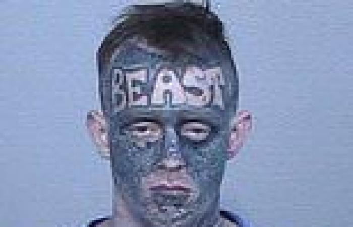 Wednesday 28 September 2022 04:38 AM Face-tattooed Jaimes Sutton with 'BEAST' on his head wanted by police near ... trends now