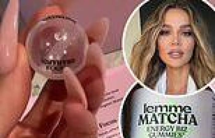 Wednesday 28 September 2022 11:14 PM Khloe Kardashian calls herself a 'fatty' as she eats Lemme vitamin gummies from ... trends now