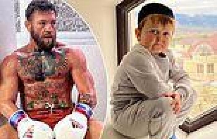 sport news UFC star Conor McGregor challenges Hasbulla to a sparring match as the pair ... trends now