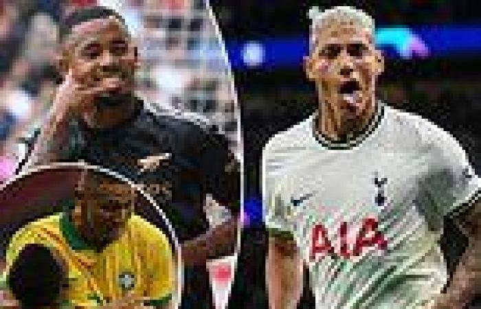 sport news Brazil boys Gabriel Jesus and Richarlison are set to go head-to-head in North ... trends now