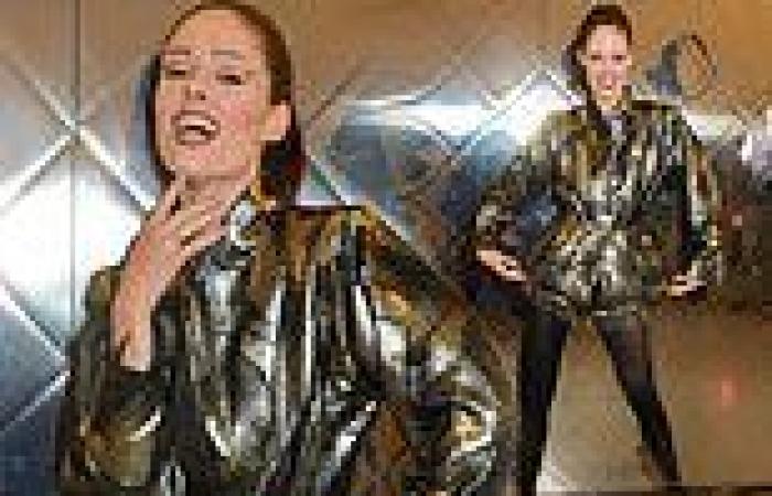 Saturday 1 October 2022 06:45 PM Coco Rocha turns heads in a thigh-skimming gold dress at the Vivienne Westwood ... trends now