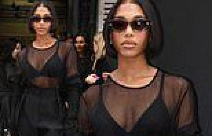 Sunday 2 October 2022 11:51 PM Lori Harvey bares her abs in sheer top and bra at star-studded Valentino PFW ... trends now