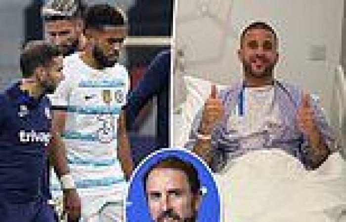 sport news Gareth Southgate leaves the door open for injured duo Reece James and Kyle ... trends now