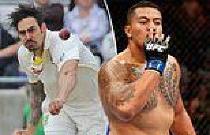 sport news Cricket star Mitchell Johnson is getting into the ring with giant UFC fighter ... trends now