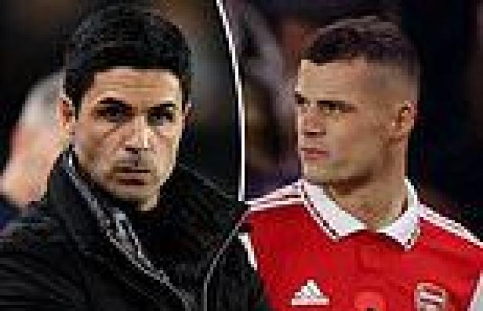 sport news Granit Xhaka has a World Cup scare as he is FORCED OFF early in Arsenal's 2-0 ... trends now
