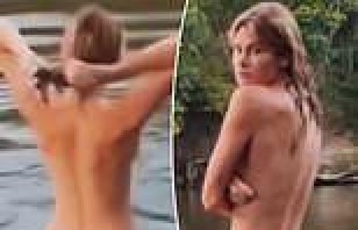 Sunday 13 November 2022 01:53 PM The Bachelor's Megan Marx strips off and goes skinny dipping in a river trends now