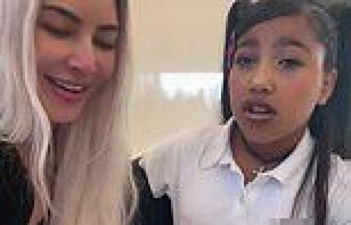Wednesday 16 November 2022 04:08 AM Kim Kardashian and daughter North lip-sync to Ariana Grande song in new TikTok ... trends now