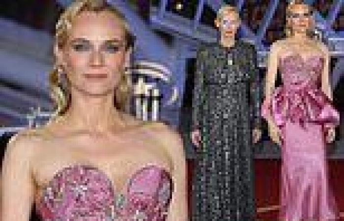 Sunday 20 November 2022 12:32 AM Diane Kruger and Tilda Swinton look glam at the Marrakech Film Festival ... trends now