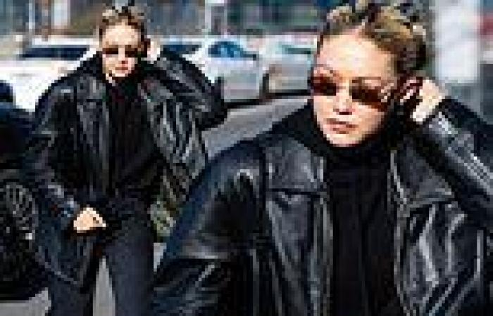 Monday 21 November 2022 10:53 PM Gigi Hadid, 27, cuts a stylish figure in NYC - after date with Leonardo ... trends now