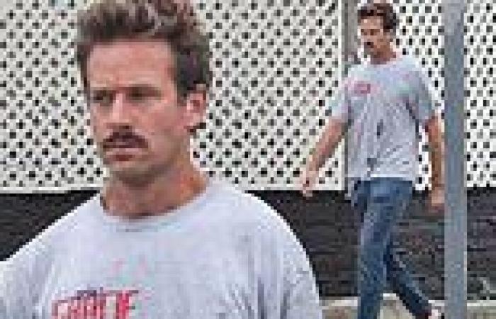 Thursday 24 November 2022 01:26 AM Armie Hammer seen for first time since oil baron father Michael's death trends now
