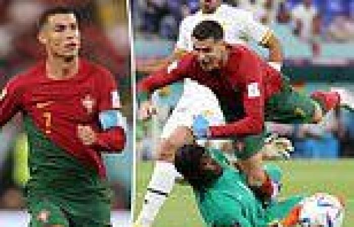 sport news Cristiano Ronaldo becomes first man to score in five consecutive World Cups, ... trends now