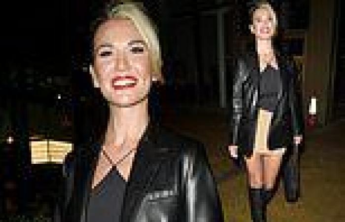 Thursday 24 November 2022 12:59 AM Christine McGuinness exudes style in a mini skirt and knee-high boots at ... trends now