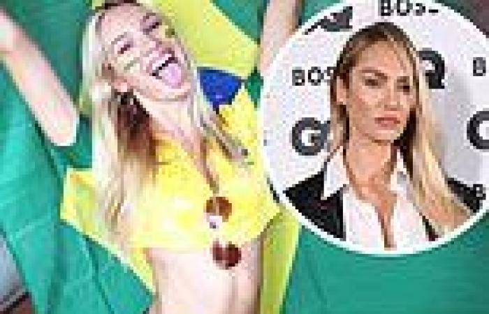 Friday 25 November 2022 02:47 AM Candice Swanepoel shows off midriff while cheering Brazil to victory at World ... trends now