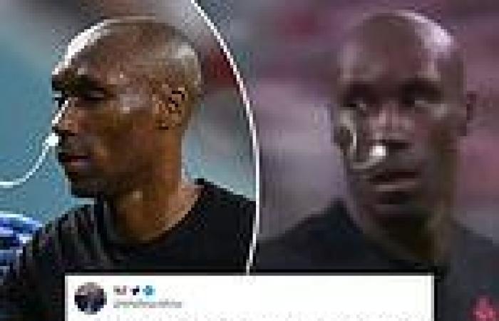 sport news Canada captain Atiba Hutchinson is spotted with a TAMPON up his nose against ... trends now