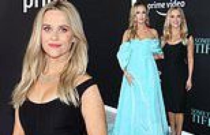 Reese Witherspoon wows in chic black dress as she joins Zoey Deutch and Shay ... trends now