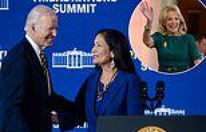 Biden makes bizarre joke about Jill abandoning him for a reservation at tribal ... trends now