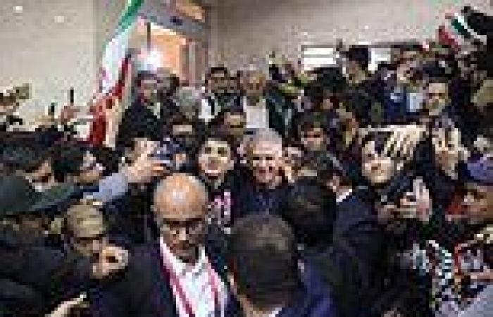 sport news A heroes' welcome? Iran's World Cup team is greeted by flag-waving fans at ... trends now