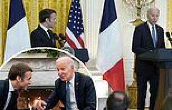 Biden and Macron put on show of detente over economic tensions trends now