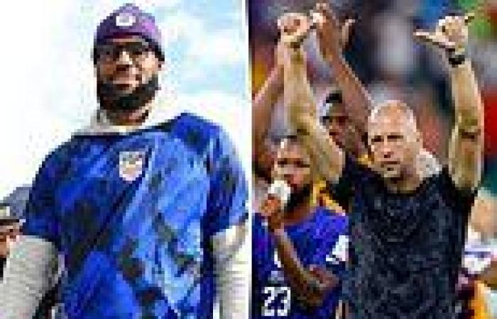 sport news LeBron James shows his support for the USMNT as he rocks home team jersey trends now