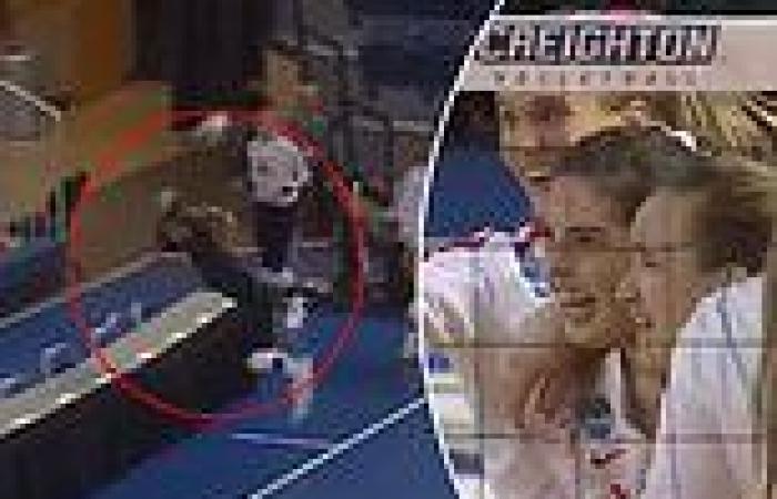 sport news Houston volleyball player crashes through TABLE to make incredible save in NCAA ... trends now